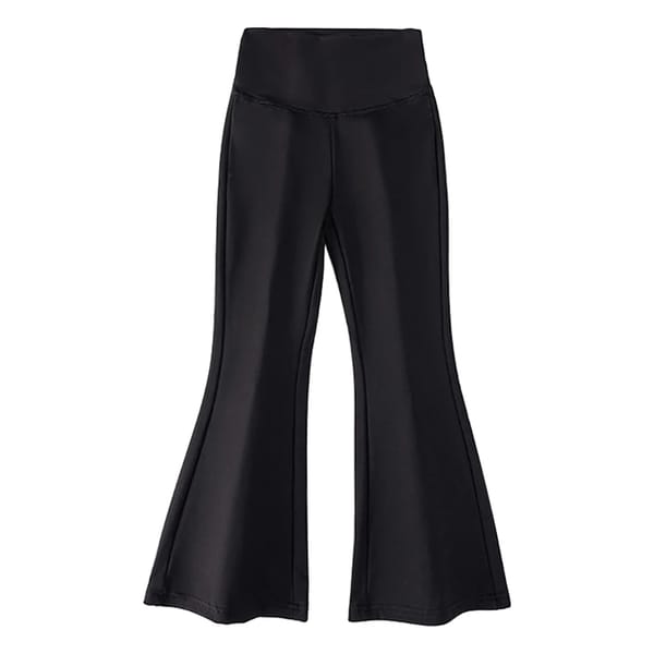 Comfortable Bootcut Leggings for Girls with Flared Hem