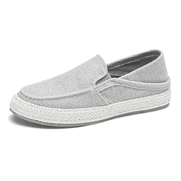 Men’s Summer Linen Loafers Breathable Slip-On Casual Shoes