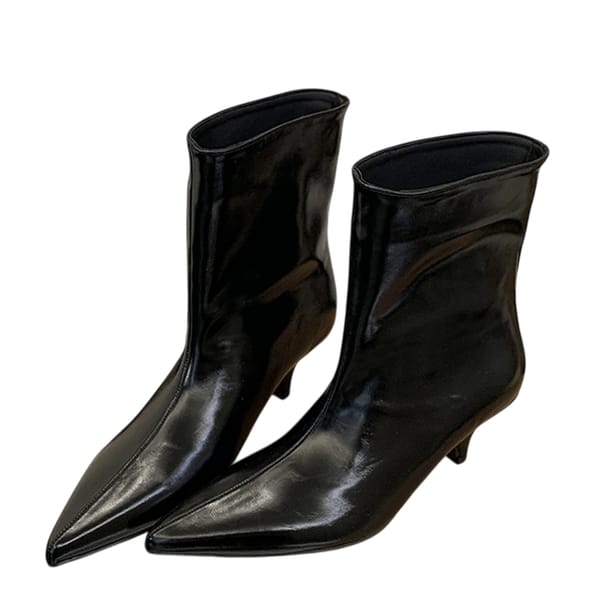 Elegant Pointed Toe Ankle Boots for Women Winter