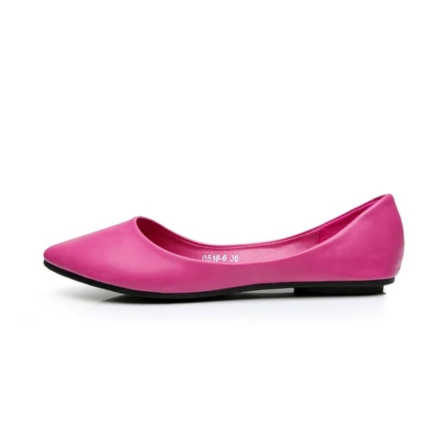 Pointed Toe Slip-On Flat Shoes for Women in Spring