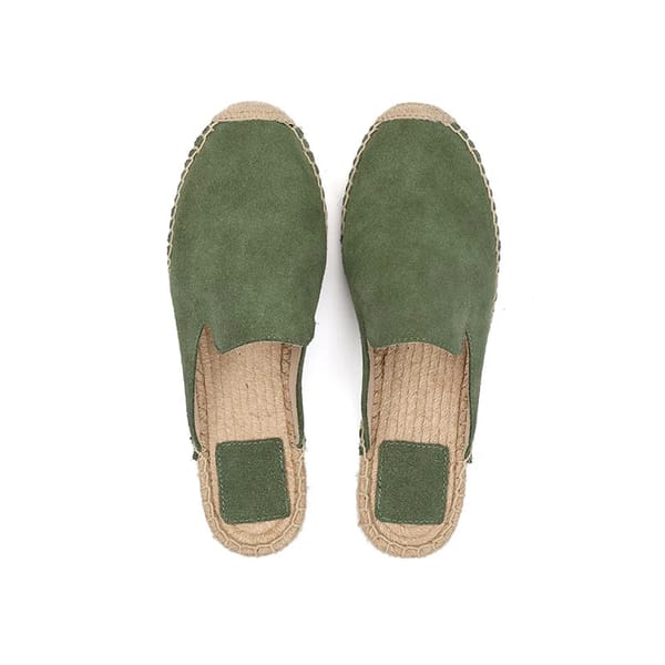 Floral Embroidered Hemp Espadrille Slides for Summer Comfort