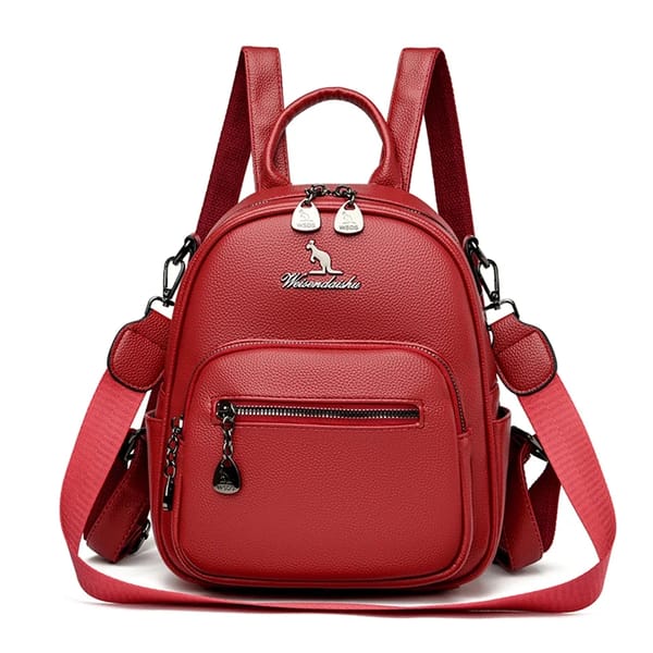 Stylish Women’s 3-in-1 Soft Leather Backpack with Large Capacity