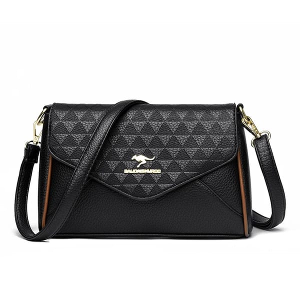 Elegant Leather Shoulder Crossbody Bag for Women Daily Use