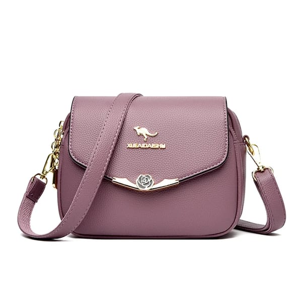 Elegant Soft Leather Shoulder Bag Stylish Crossbody for Women