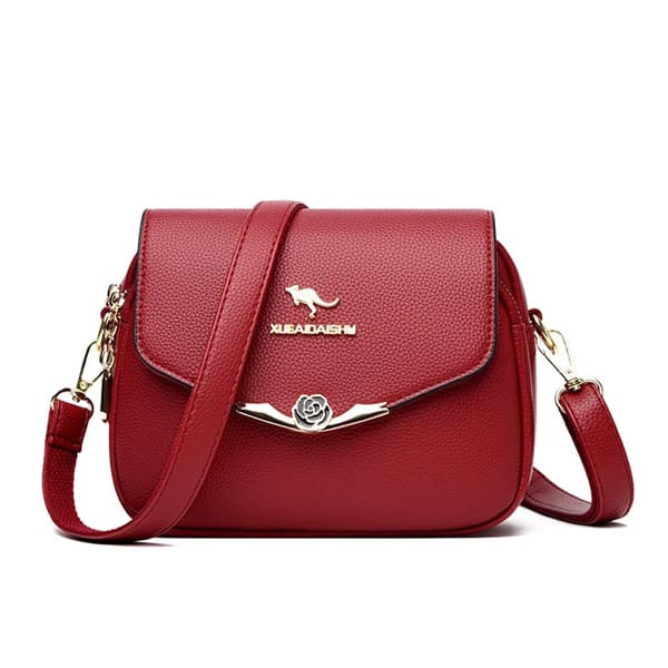 Elegant Soft Leather Shoulder Bag Stylish Crossbody for Women