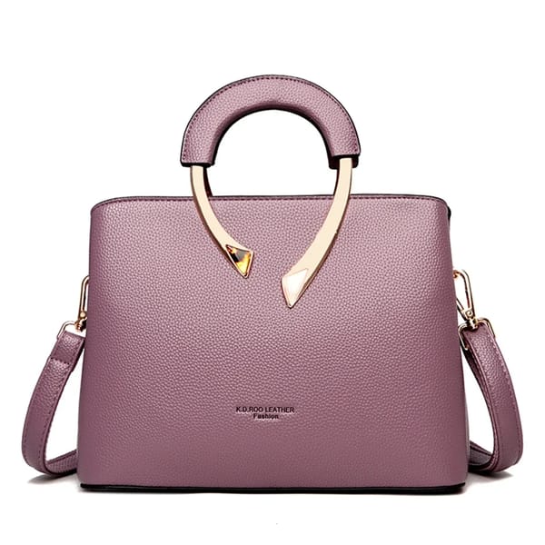 Luxury PU Leather Handbag for Women Elegant Everyday Shoulder Bag