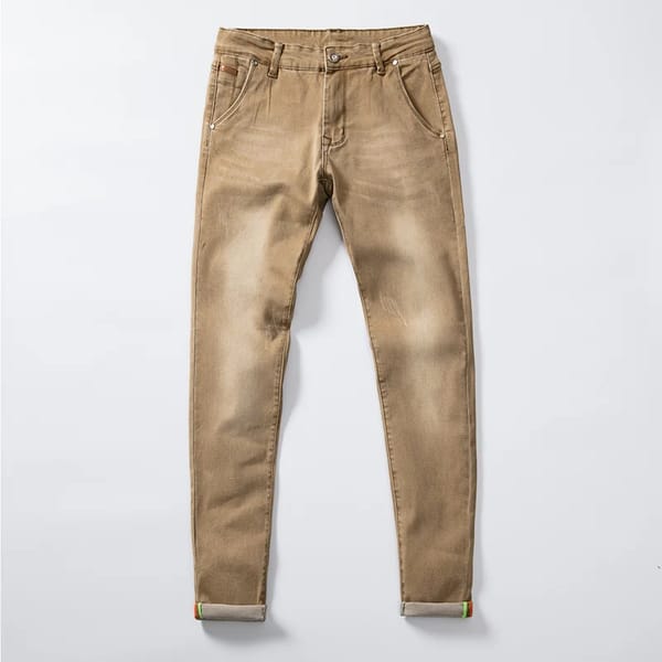 Men’s Stretch Skinny Jeans Casual Slim Fit Fashion Denim