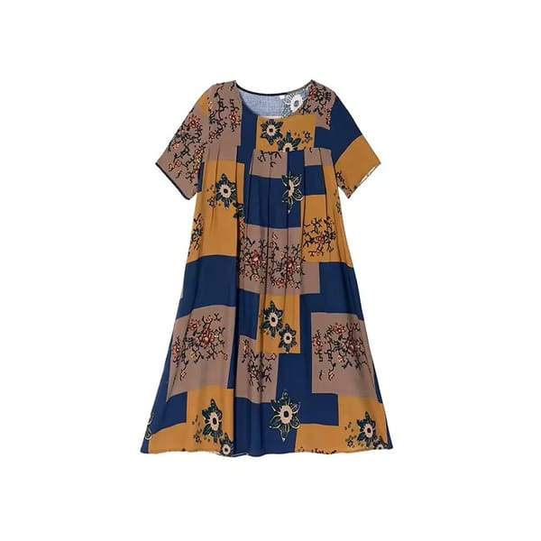 Elegant Summer Loose Dress with Pockets for Casual Outings