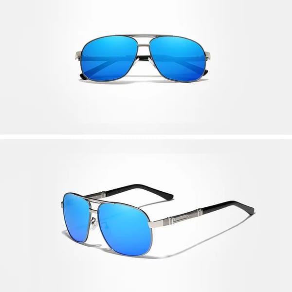 Classic Polarized Pilot Sunglasses for Men with UV400 Protection