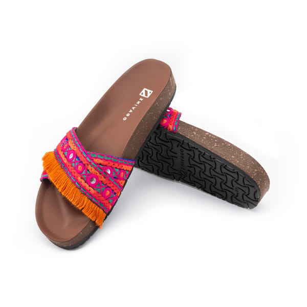 Handmade Greek Zhivago Sandals with Soft Fringe Design