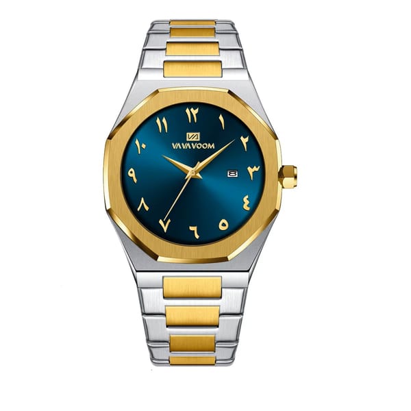 Stylish Stainless Steel Quartz Watch with Calendar and Water Resistance