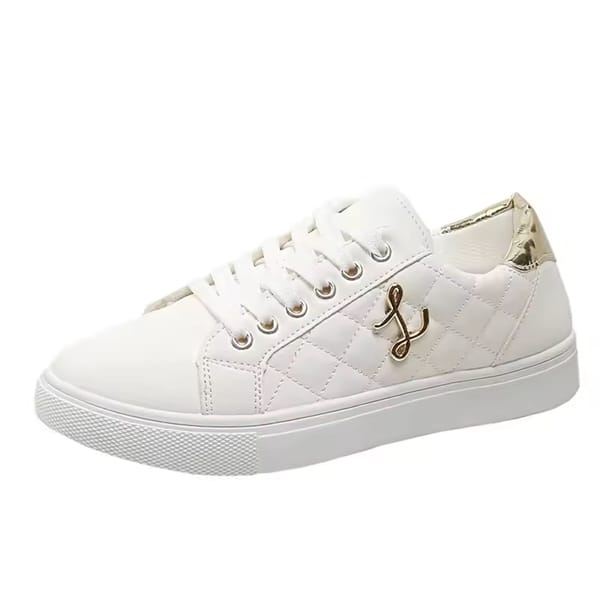 Women's Low-Cut Lace-Up Sneakers for Comfortable Walking