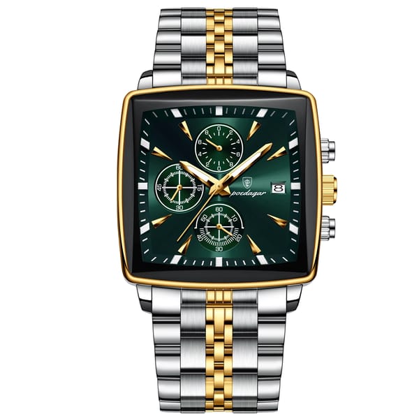 POEDAGAR Fashionable Men’s Chronograph Waterproof Luminous Quartz Watch