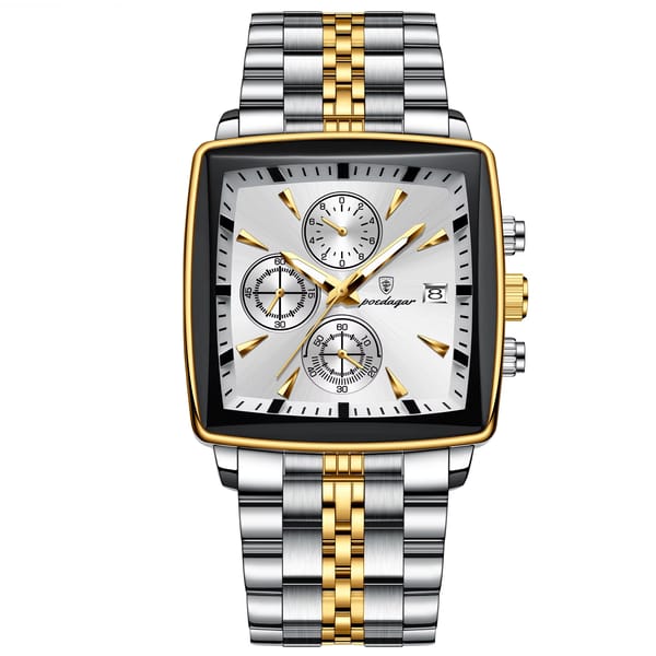 POEDAGAR Fashionable Men’s Chronograph Waterproof Luminous Quartz Watch