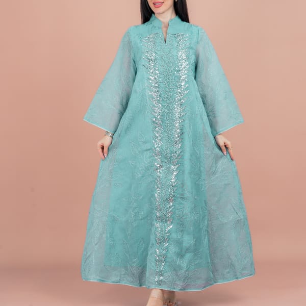 Pearl and Pattern Elegance Jalabiya