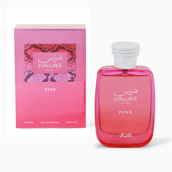 Hawas Pink Eau De Parfum for Women 100ml