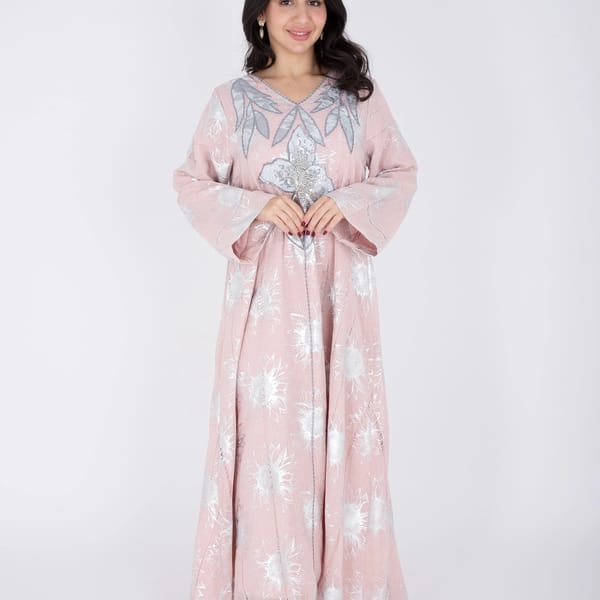 Classic Design Silver Patterns Jalabiya