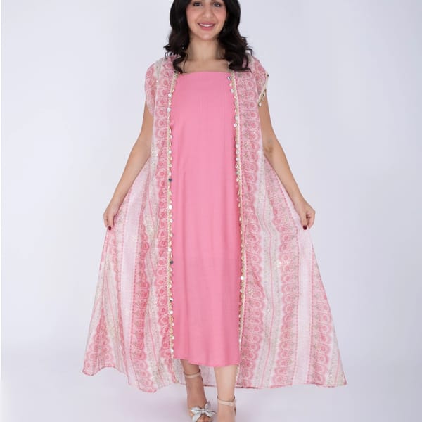 Modern Sleeveless Arabisque Jalabiya