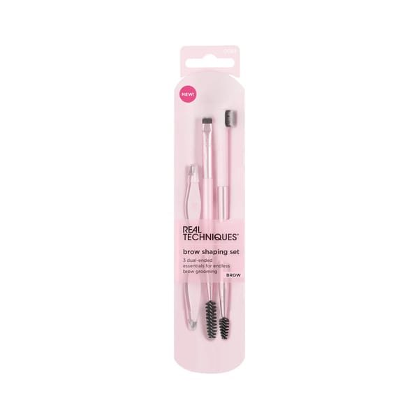 Real Techniques 3-Piece Dual-Ended Brow Shaping Essentials Set