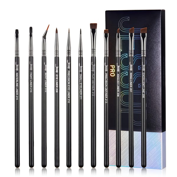 Jessup Professional Makeup Eyeliner Brush Set 11pcs