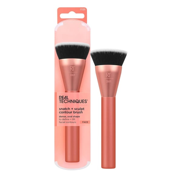 Real Techniques Snatch + Sculpt Contour Brush For Makeup
