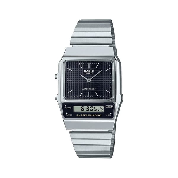 Casio Men's Stainless Steel Analog-Digital Quartz Watch AQ-800E-1ADF