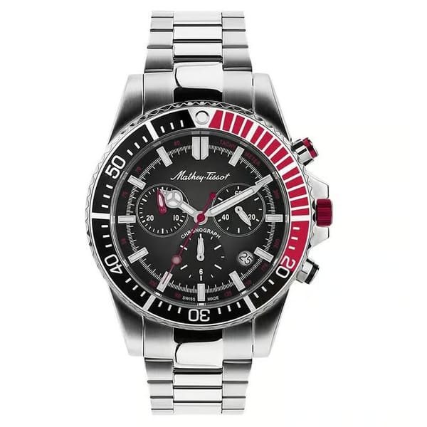Mathey-Tissot Strike Chronograph Quartz Black Dial Men's Watch H908CHRN