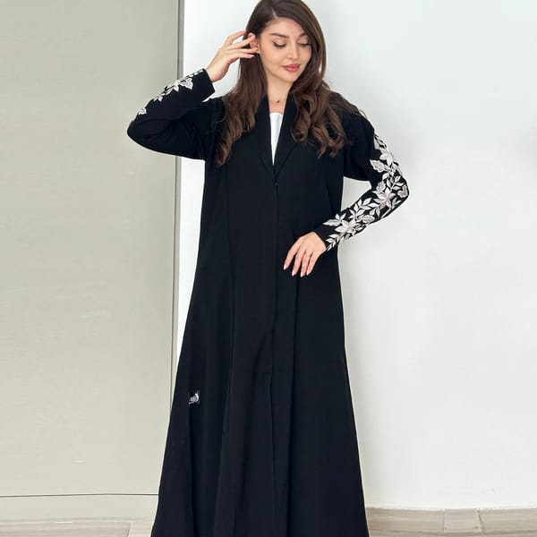Stylish Blazer With Embroidery Design Sleeves