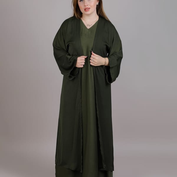 Green Harir Maqsood Abaya