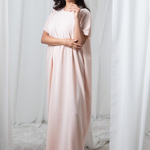 Blush Pink CEY Fabric Under Dress