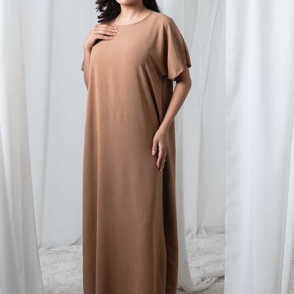 TAN CEY Fabric Under Abaya