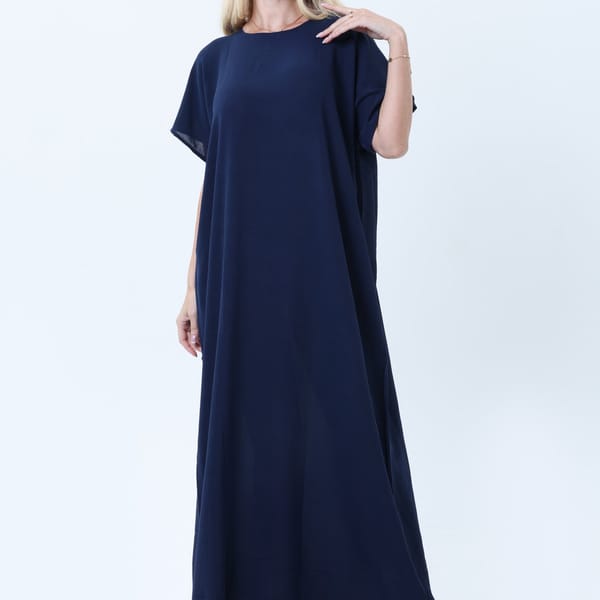 Navy CEY Fabric Inner Slip Dress for Abaya - Soft Underdress