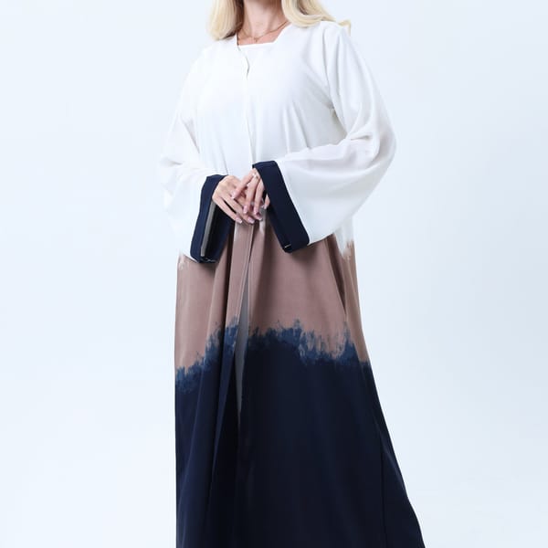 CEY Lightweight Triple Shade Abaya with Sheila