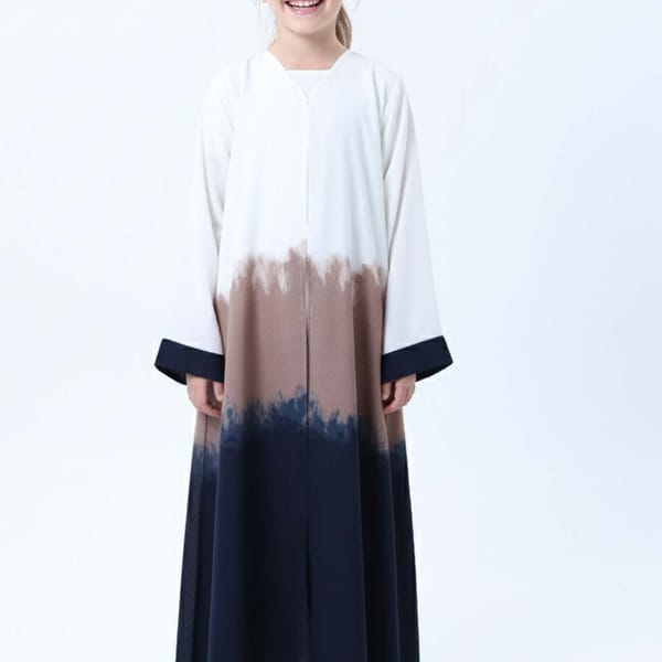 Elegant Kids Abaya & Modest Long Dress in Premium Fabric