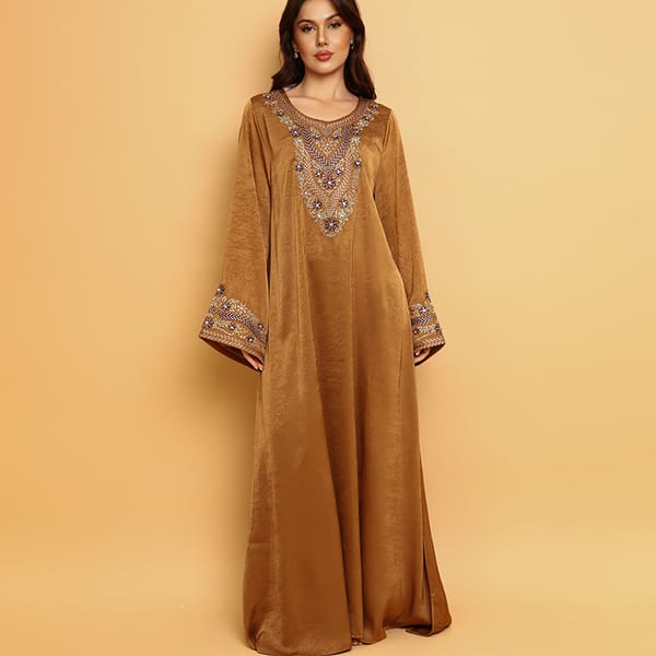 Ikkxa Amwaj Embellished Flared Sleeves Jalabiya