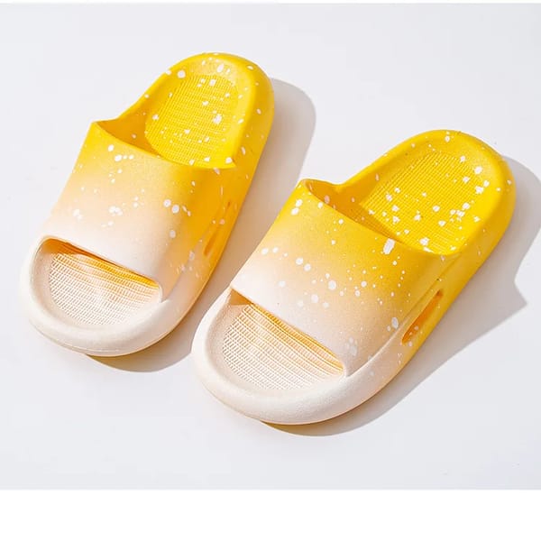 Gradient Summer Slippers for Boys and Girls Indoor Outdoor Wear