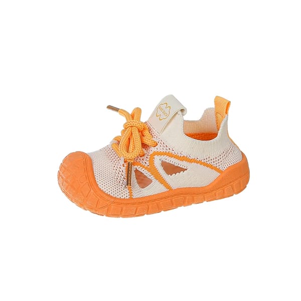Baby Girls Breathable Mesh Sneakers with Soft Sole
