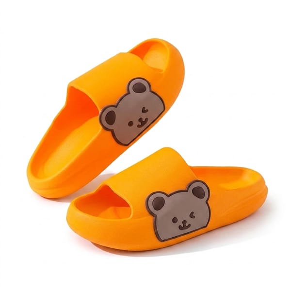 Kids Beach Flip Flops Thick Sole Breathable Summer Slippers