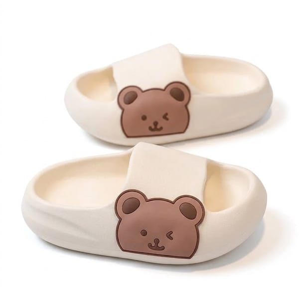 Kids Beach Flip Flops Thick Sole Breathable Summer Slippers