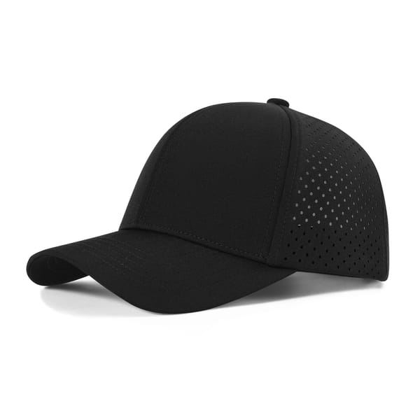 Men's Quick Dry Mesh Baseball Cap Laser Cut Adjustable