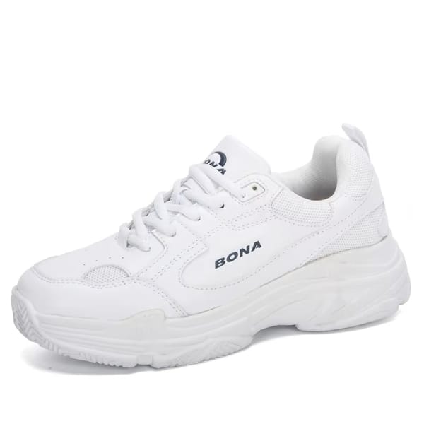 Women's Microfiber Sneakers Lace Up Round Toe Flats