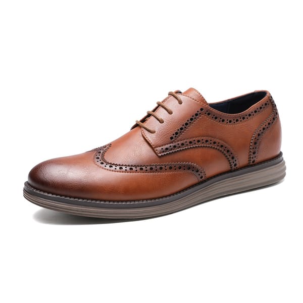 Men's Genuine Leather Dress Shoes Business Office Lace Up Footwear