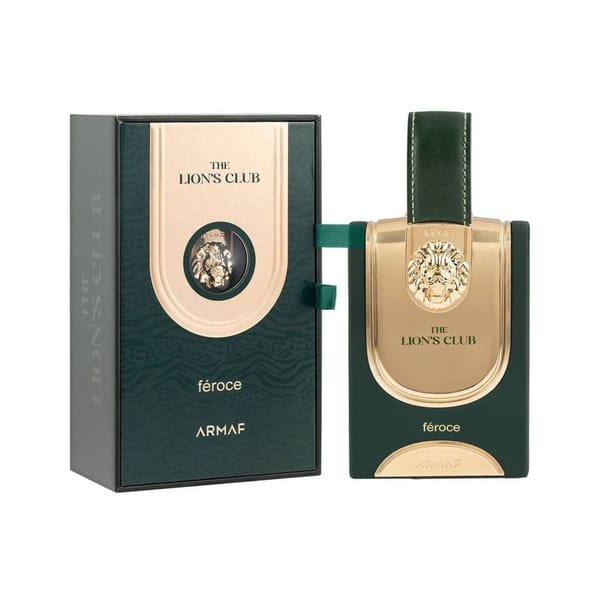 Armaf The Lion's Club Feroce Eau De Parfum 100ML for Men | Fresh Aromatic Woody Perfume