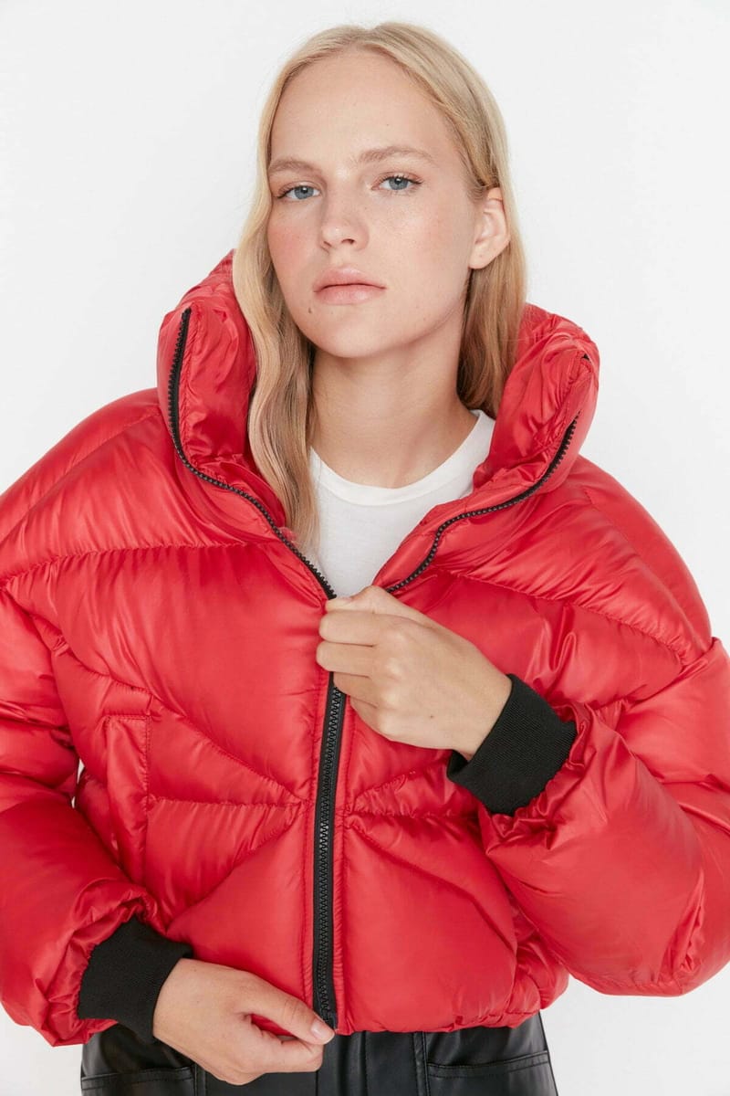 Oversized cropped jacket sale
